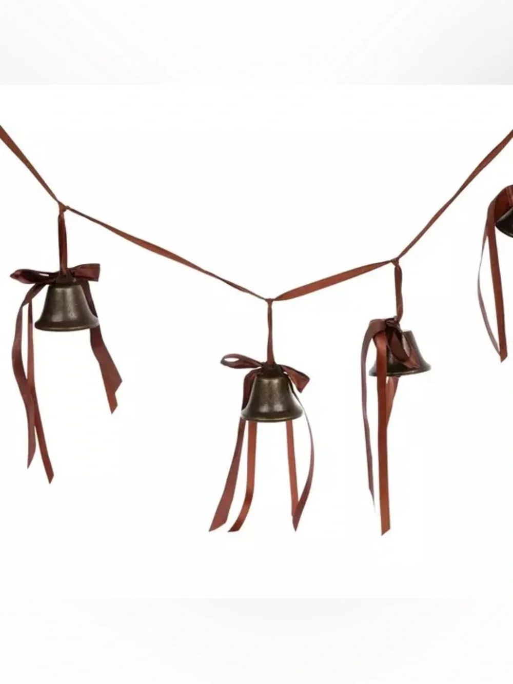 Gold Bells & Bows Garland